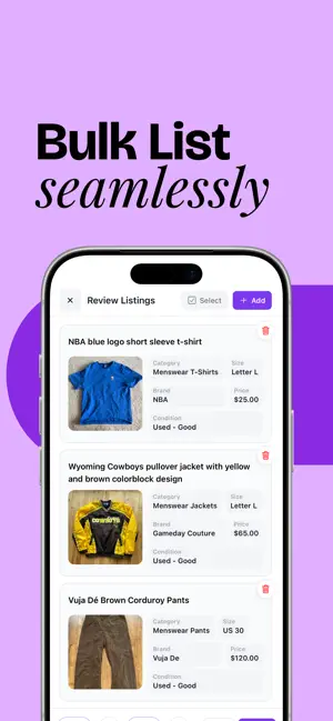 Secnd: List, Sell, Sync screenshot 4