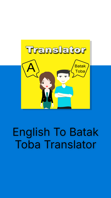 English Batak Toba Translator Screenshot
