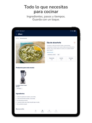 Recetas Oster® iPad screenshot 3