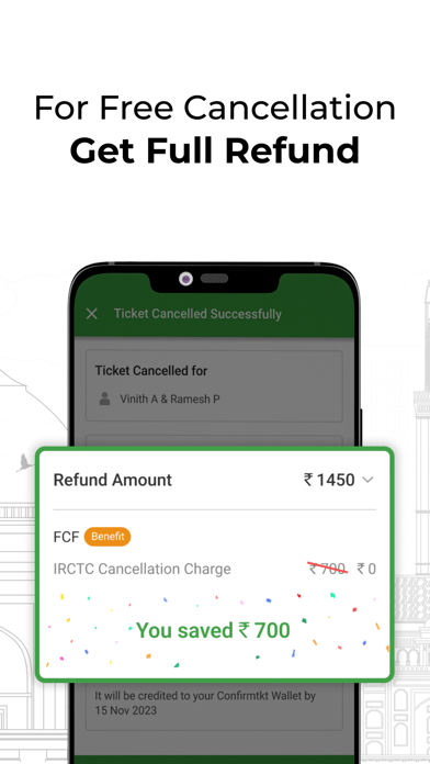 ConfirmTkt: Train Booking App Screenshot