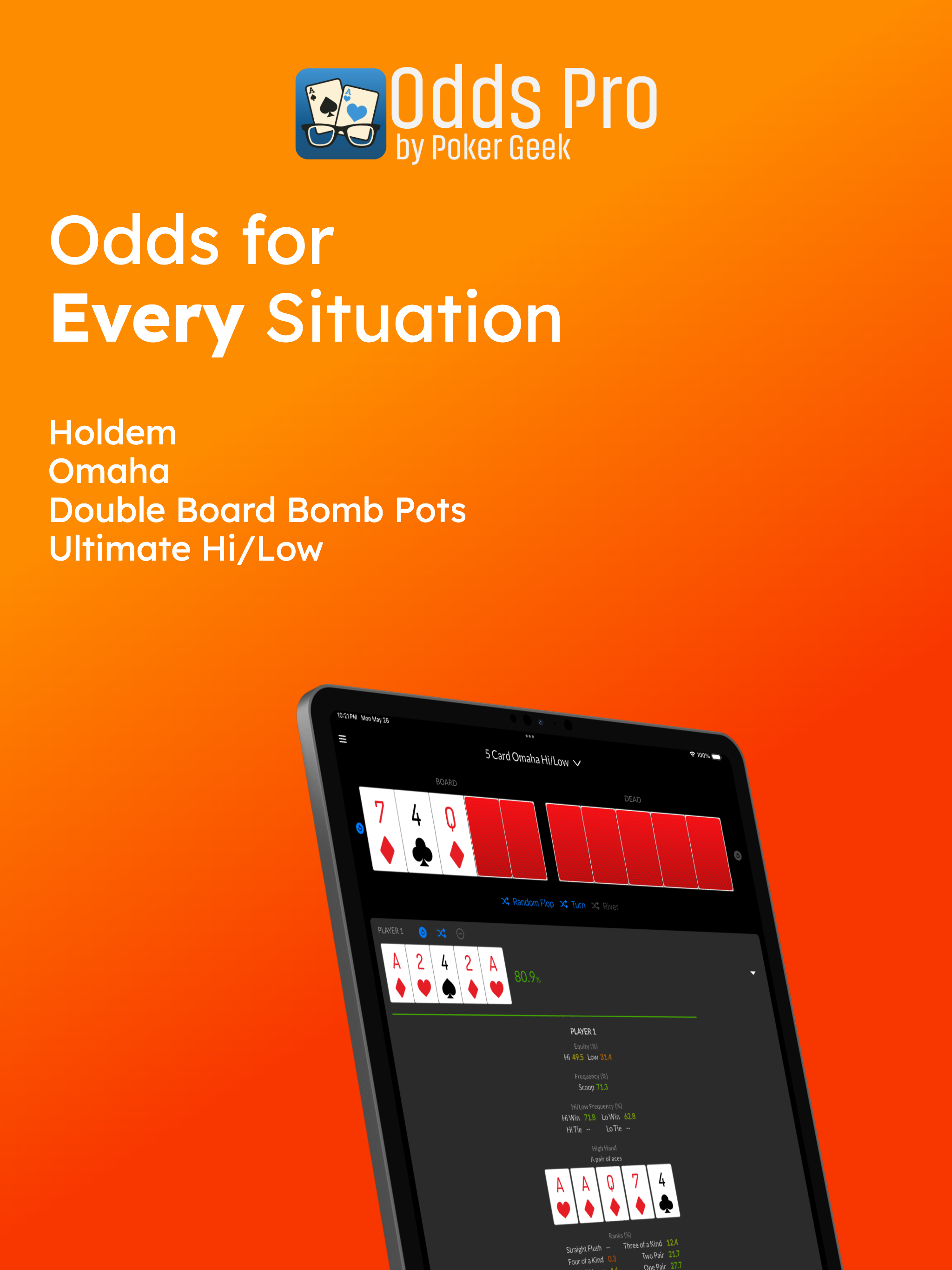 Poker Geek Odds Pro screenshot 9