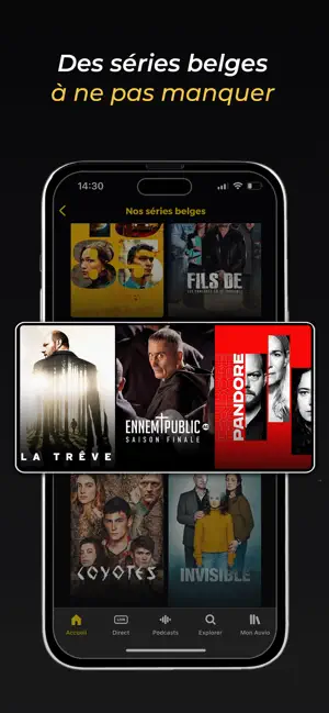 RTBF Auvio : direct et replay iPhone screenshot 4