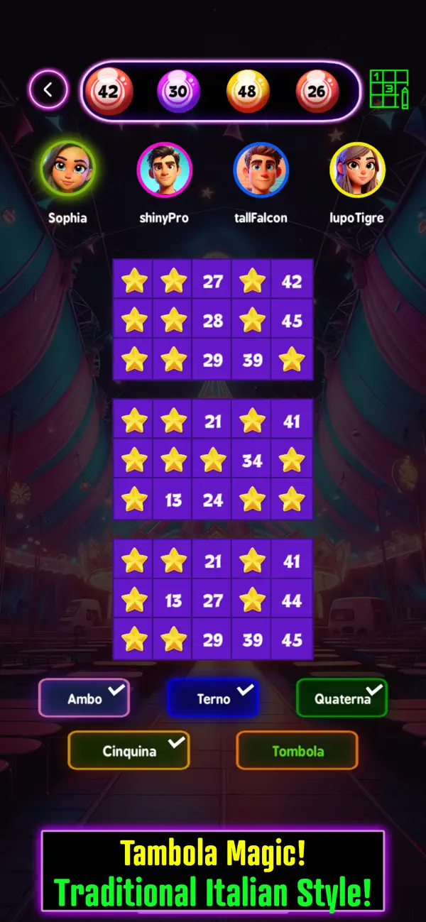 Screenshot #1 pour Tambola: Family Housie Bingo!