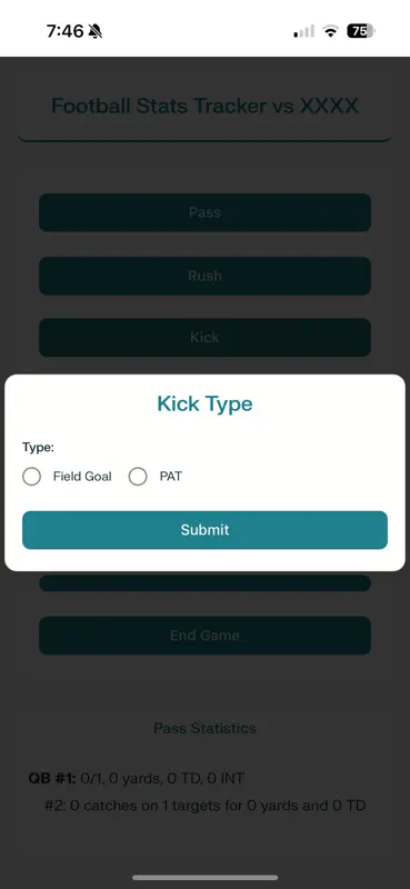 Football Stat Tracker Pro screenshot 7 of 9