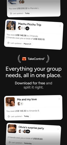 TakeControl: Split Expenses Screenshot 8 of 8