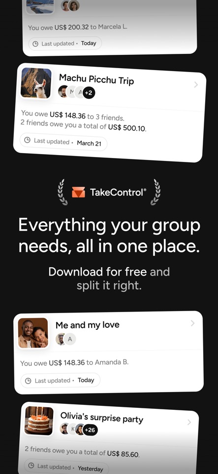 TakeControl: Split Expenses screenshot 8
