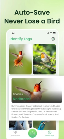 PixBird-Identify birds by AI iPhone screenshot