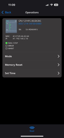 SIMATIC S7-1200 G2 NFC Screenshot 2 of 6