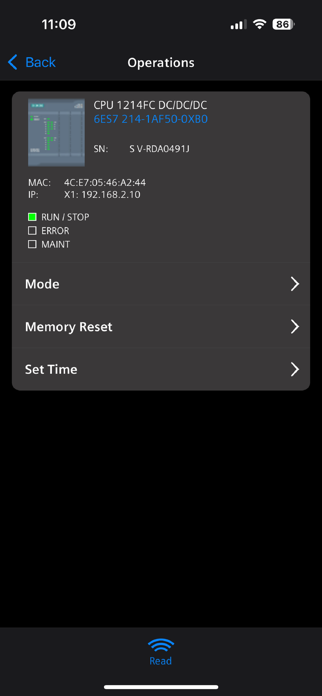 SIMATIC S7-1200 G2 NFC Screenshot 2 of 6