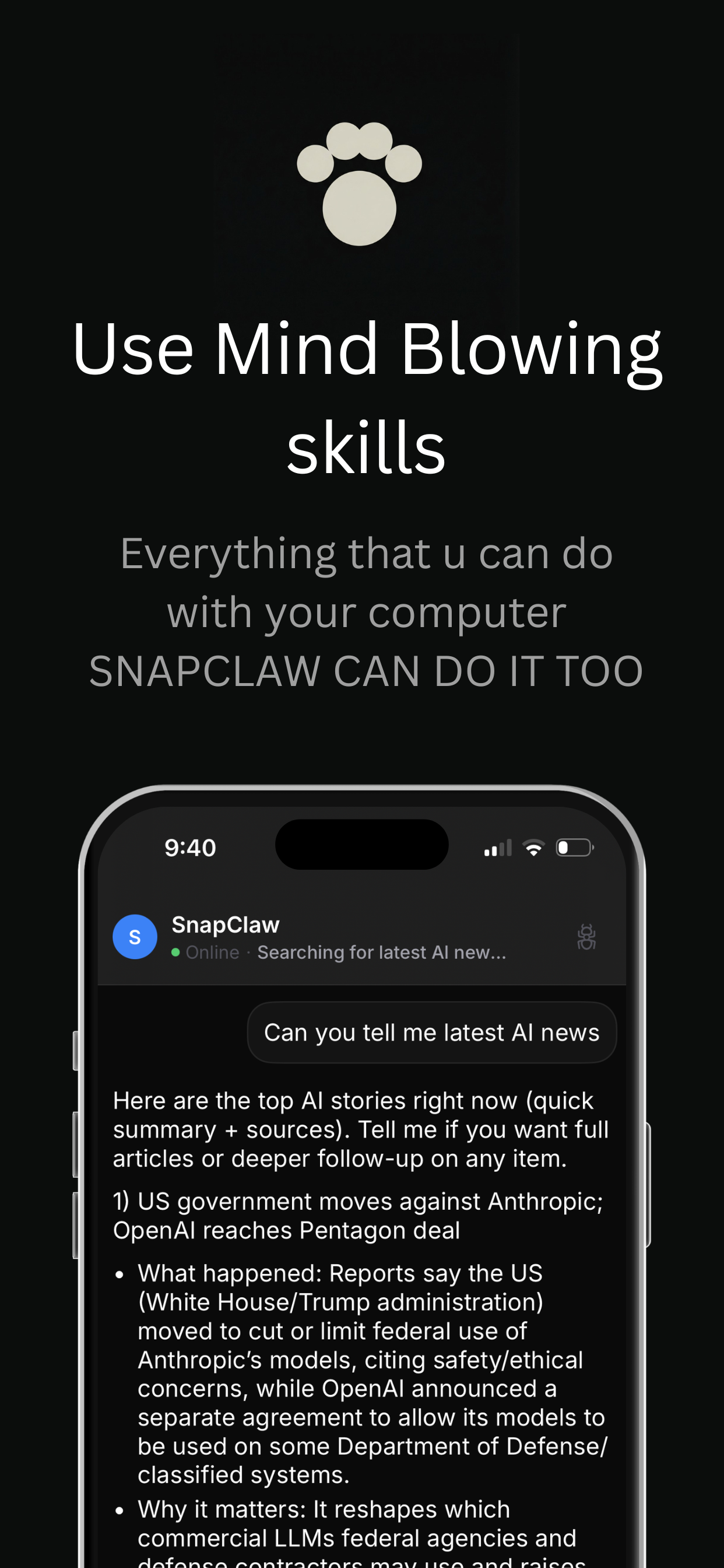 SnapClaw screenshot 3