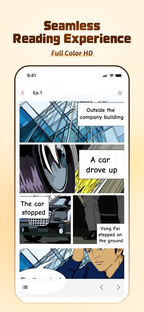 QToon & Manhwa - Experience stories in full-color HD comic panels, easily navigating through chapters with the intuitive bottom navigation arrows.