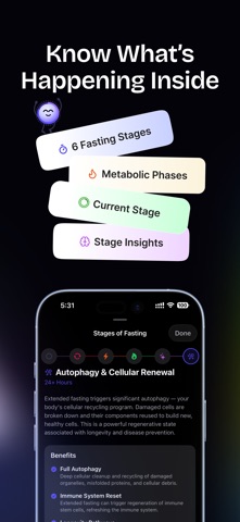 Atomic Fast: Fasting & Diet Screenshot 2 of 10