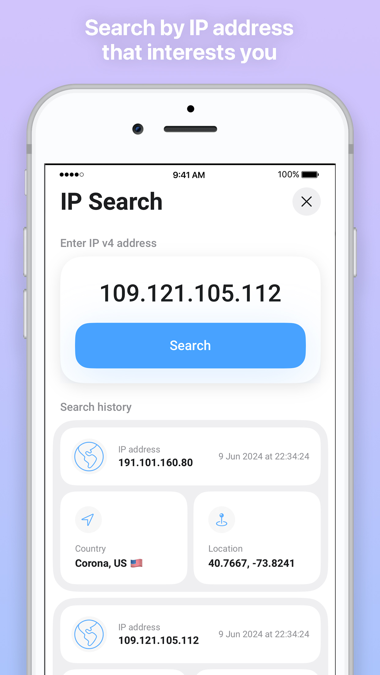 My IP: Estado de VPN y Geo