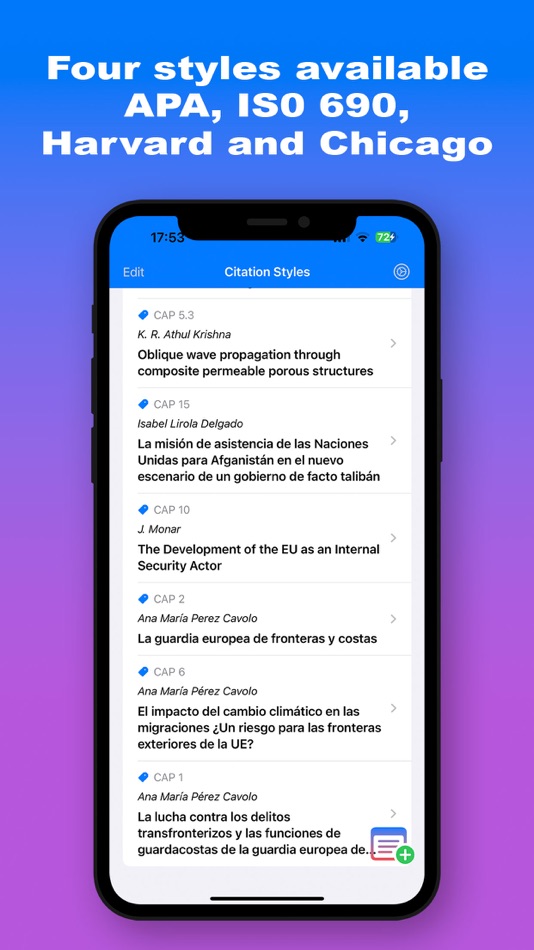 #2. Citation Styles: Generator (iOS) 由: Michel Odreman