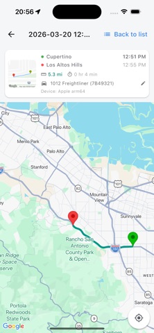 IFTA calculator - Driver App iPhone screenshot
