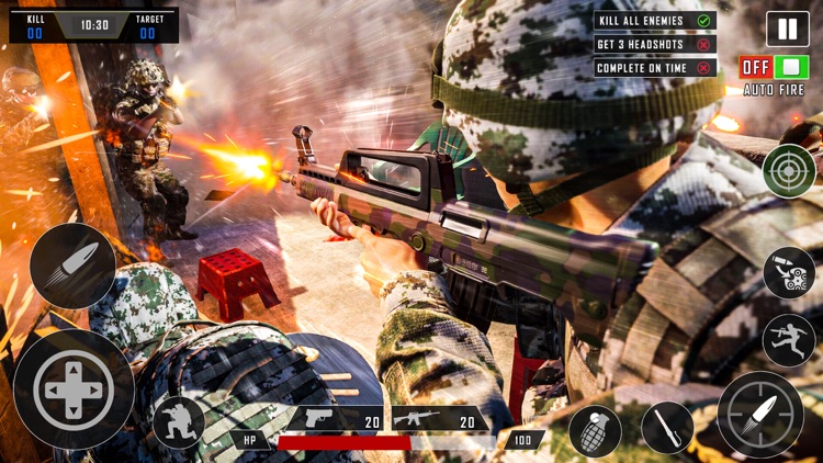 FPS Fire Battle Shooting Games