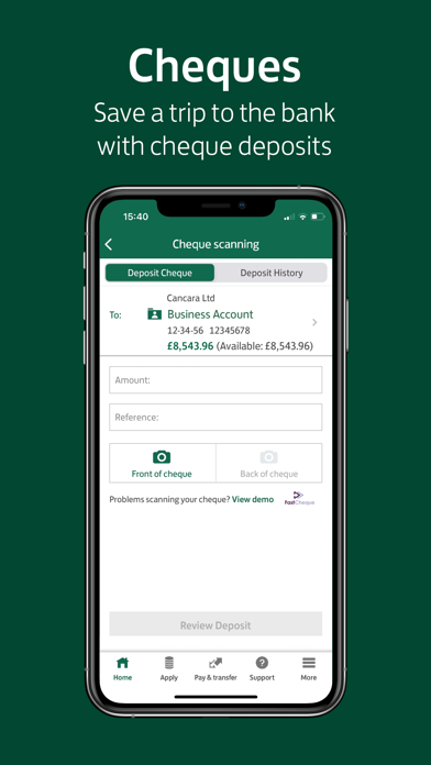 Lloyds Business Banking app Screenshot