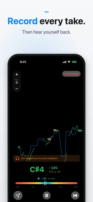 PitchMonitorPro - Vocal Visual screenshot 6 of 10
