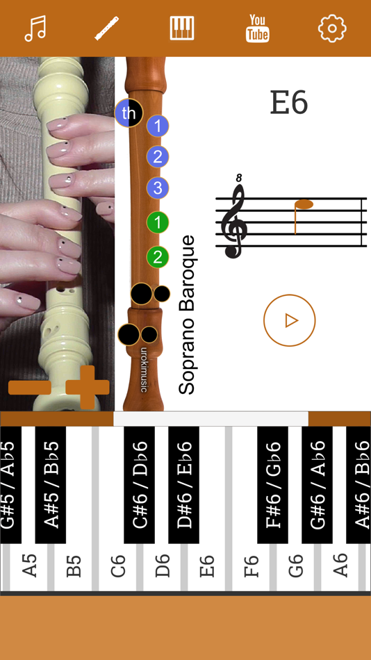#3. 2D Recorder Fingering Chart (iOS) 由: DENYS BELIAEV