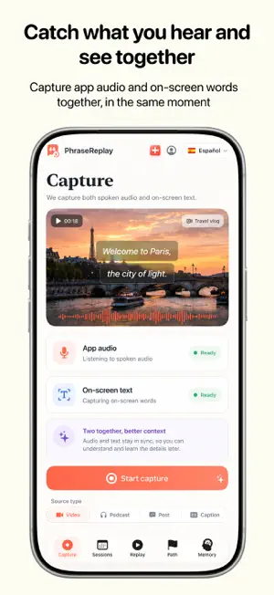 Phrase Replay: Capture & Learn screenshot 2