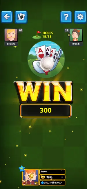 Golf Card Game Classic screenshot 3