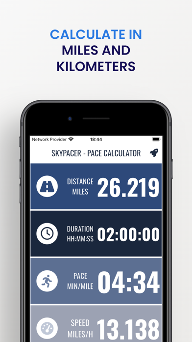 SkyPacer: Pace Calculator Screenshot