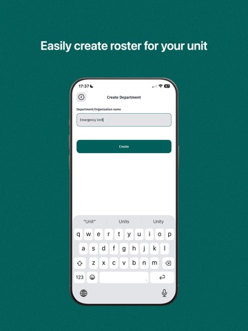 DutyRoster - Shift Manager iPad screenshot