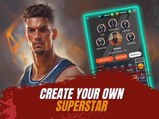 Screenshot #4 pour Astonishing Basketball Career