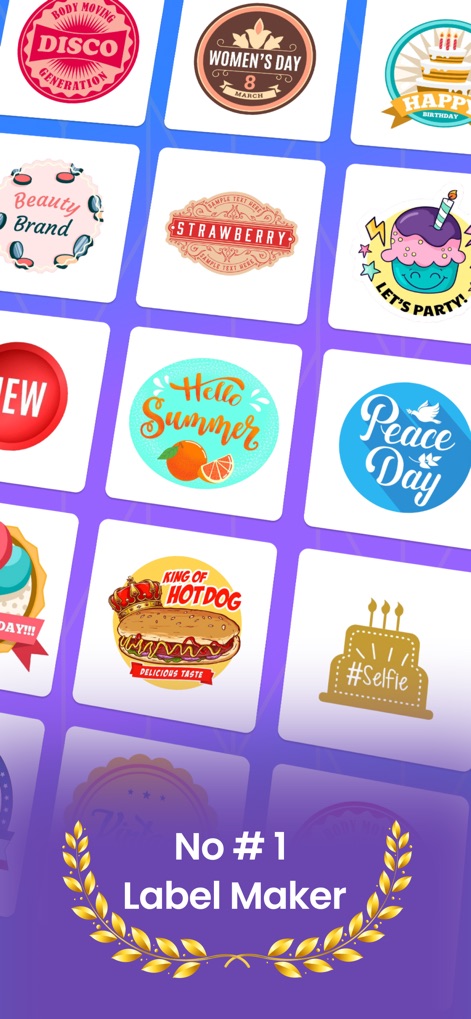 AI Label Maker: Label Printer - Graphics & Design App | MWM