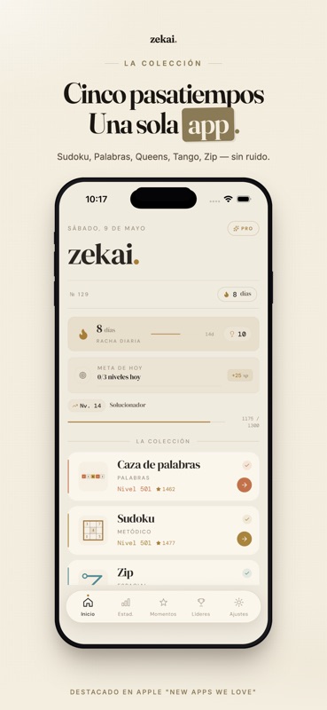 Zekai: Sudoku Palabras Lógica screenshot 2