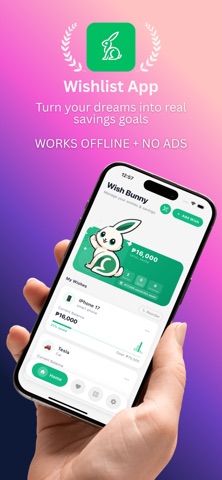 WishBunny: Wishlist & Savings screenshot