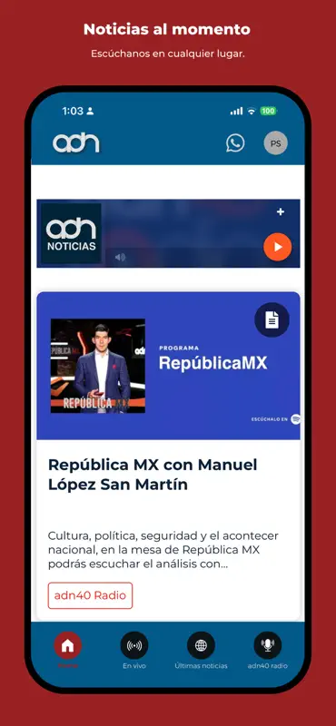 adn Noticias EN VIVO screenshot 2 of 3
