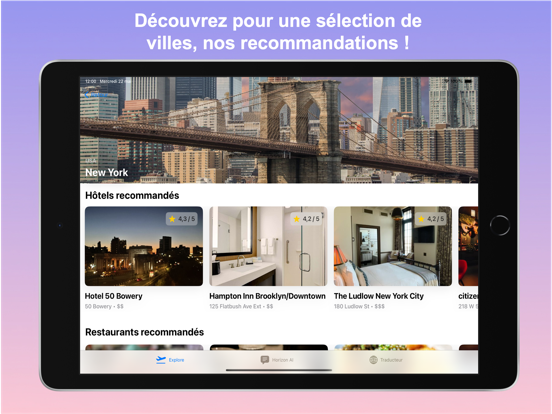 Screenshot #5 pour Horizons: AI travel assistant