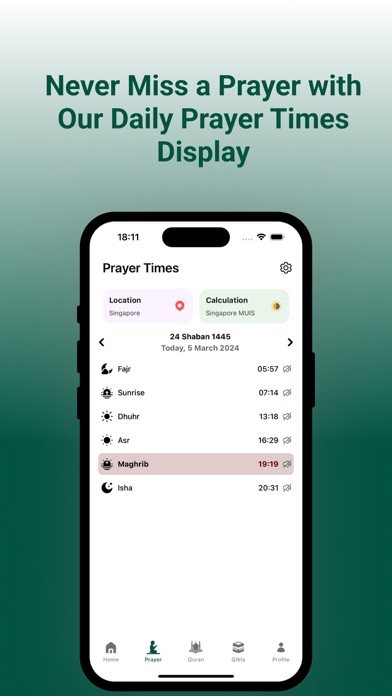 Muslim Ez: Quran Prayer Qibla Screenshot