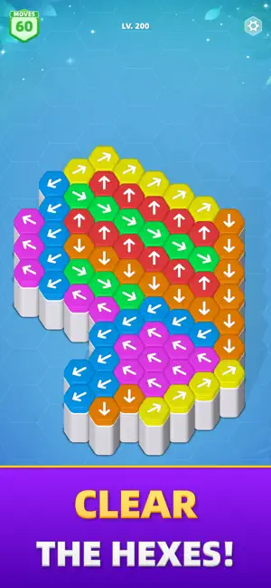 Hex Arrow - Color Hexa Away screenshot 1