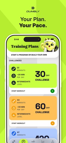 Dumbly: Dumbbell Workout Coach screenshot