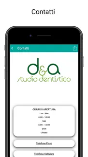 d&a studio dentistico iphone screenshot 2