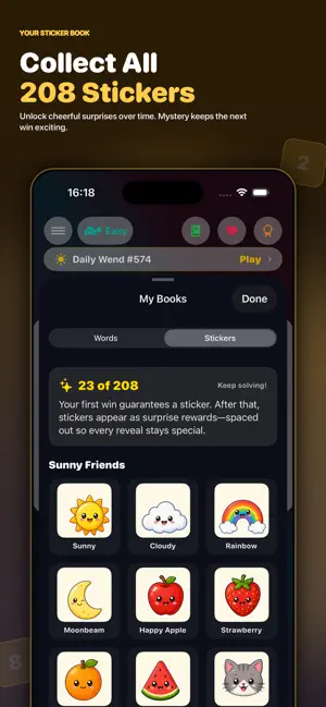 Start a fresh board in Wend’s calm, focused interface.
