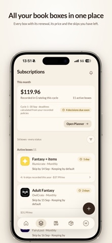 Cratelog: Book Box Tracker Screenshot 6 of 10