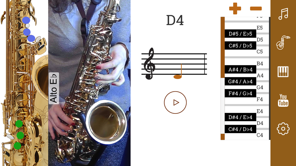 #3. 2D Saxophone Fingering Chart (iOS) 由: DENYS BELIAEV