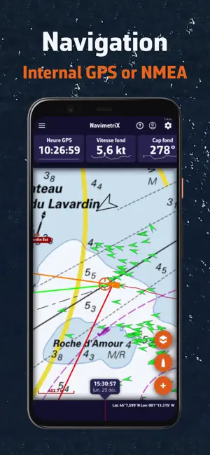 NavimetriX iPhone screenshot 2
