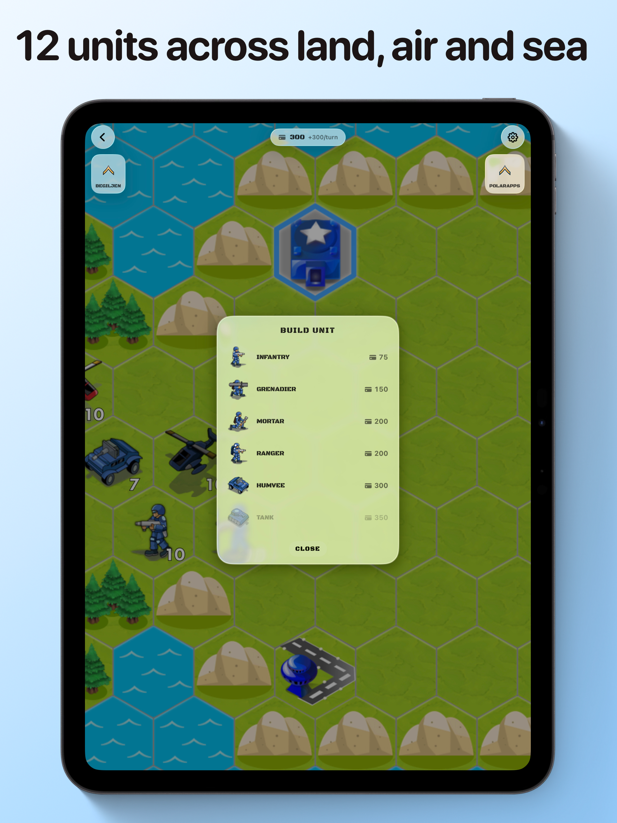 XeeWar: Hex War Tactics screenshot 11
