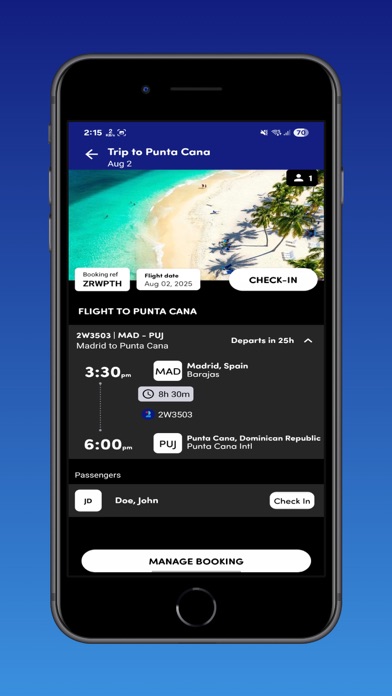 World2Fly iPhone screenshot 8 - Travel app