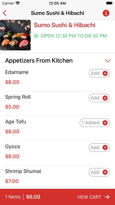 Sumo Sushi & Hibachi Screenshot