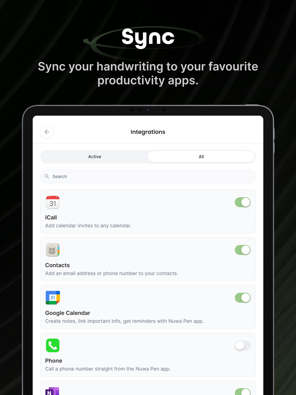 iPad screenshot