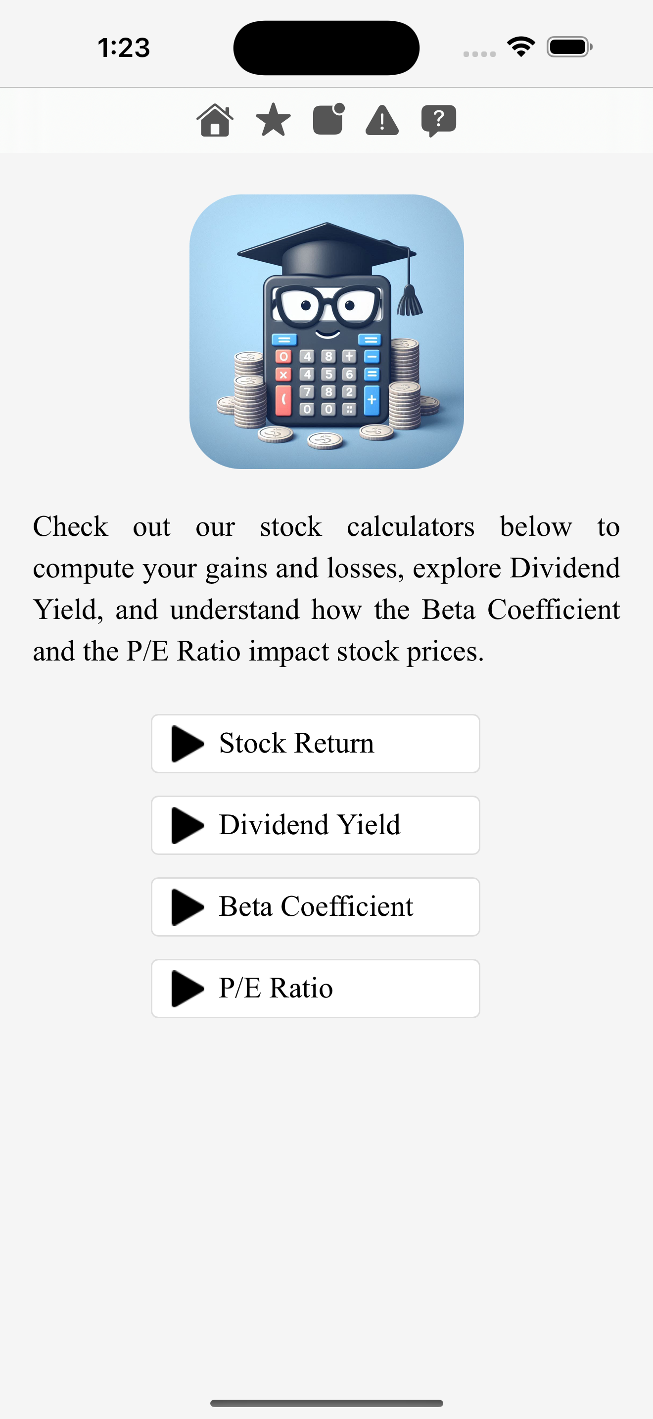 Stock Calculators