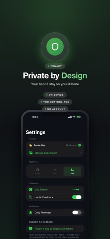 HabitGrid – Habit Tracker Screenshot 5 of 6