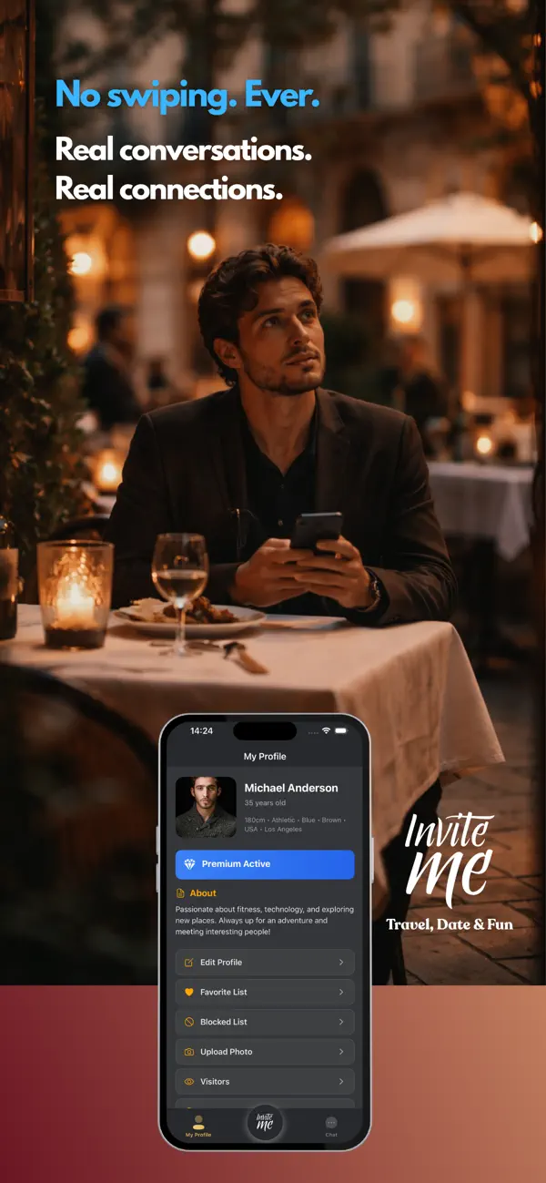Screenshot #2 pour Invite Me: Travel Buddy & Meet