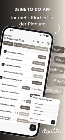 Todo Liste App - Doable Screenshot 1 of 6
