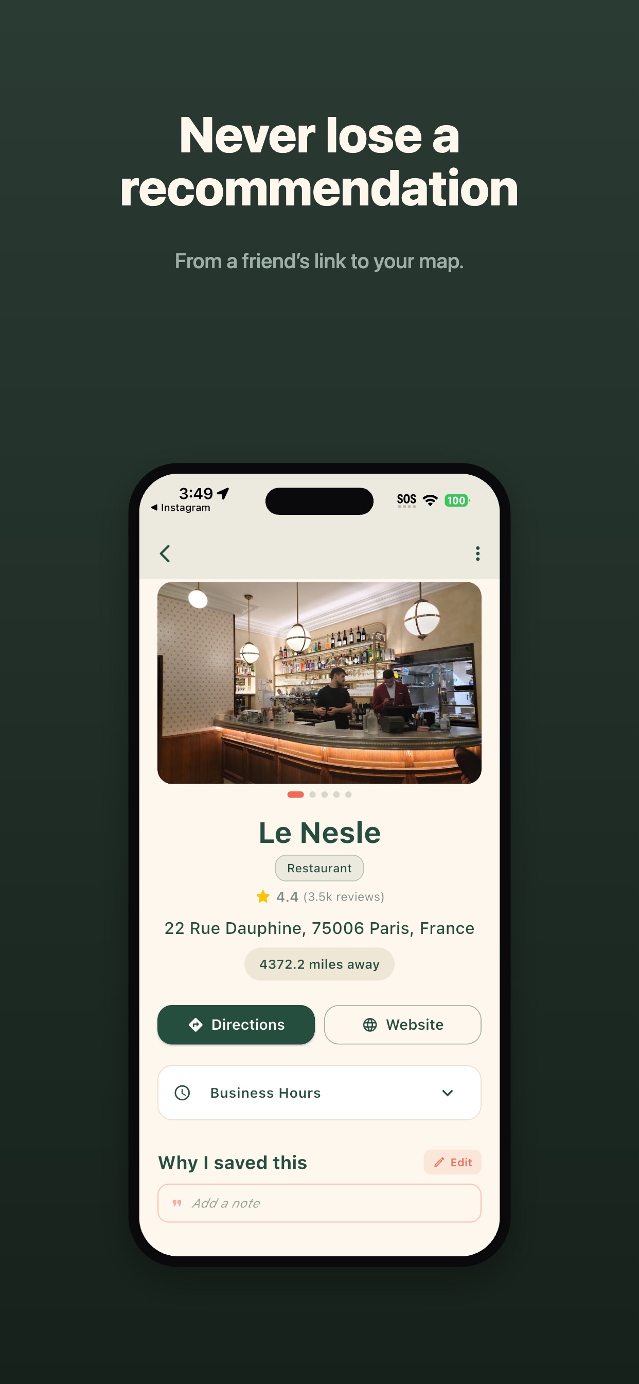 Screenshot 5 of Juxtah: Save Places from Feeds